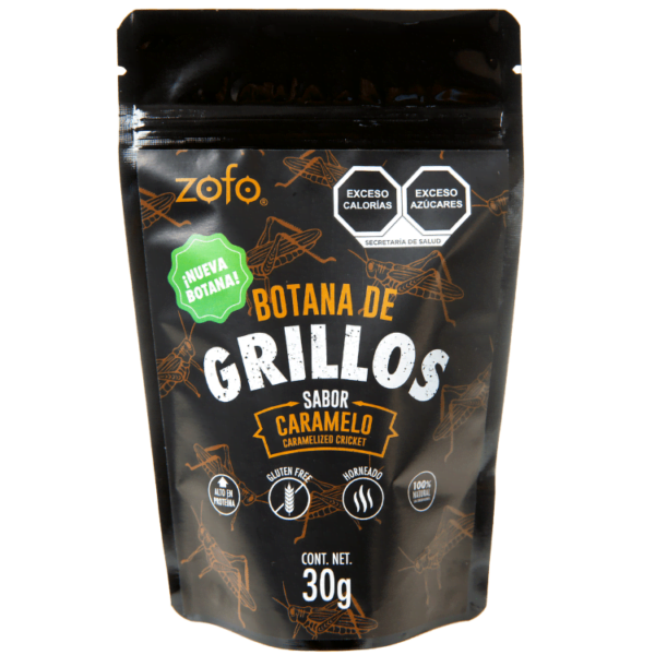 Botana de Grillos Caramelo ZOFO