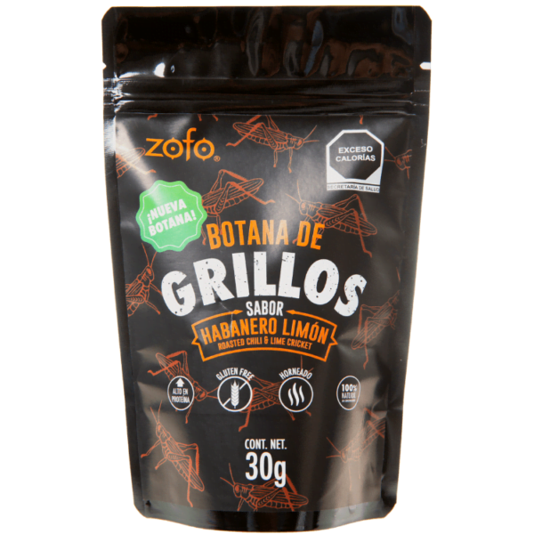 Botana de Grillos Habanero Limon ZOFO