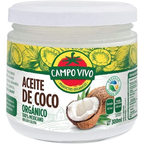 Aceite de Coco Orgánico Campo Vivo