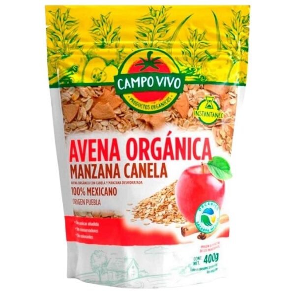 Avena organica Manzana Canela campo vivo